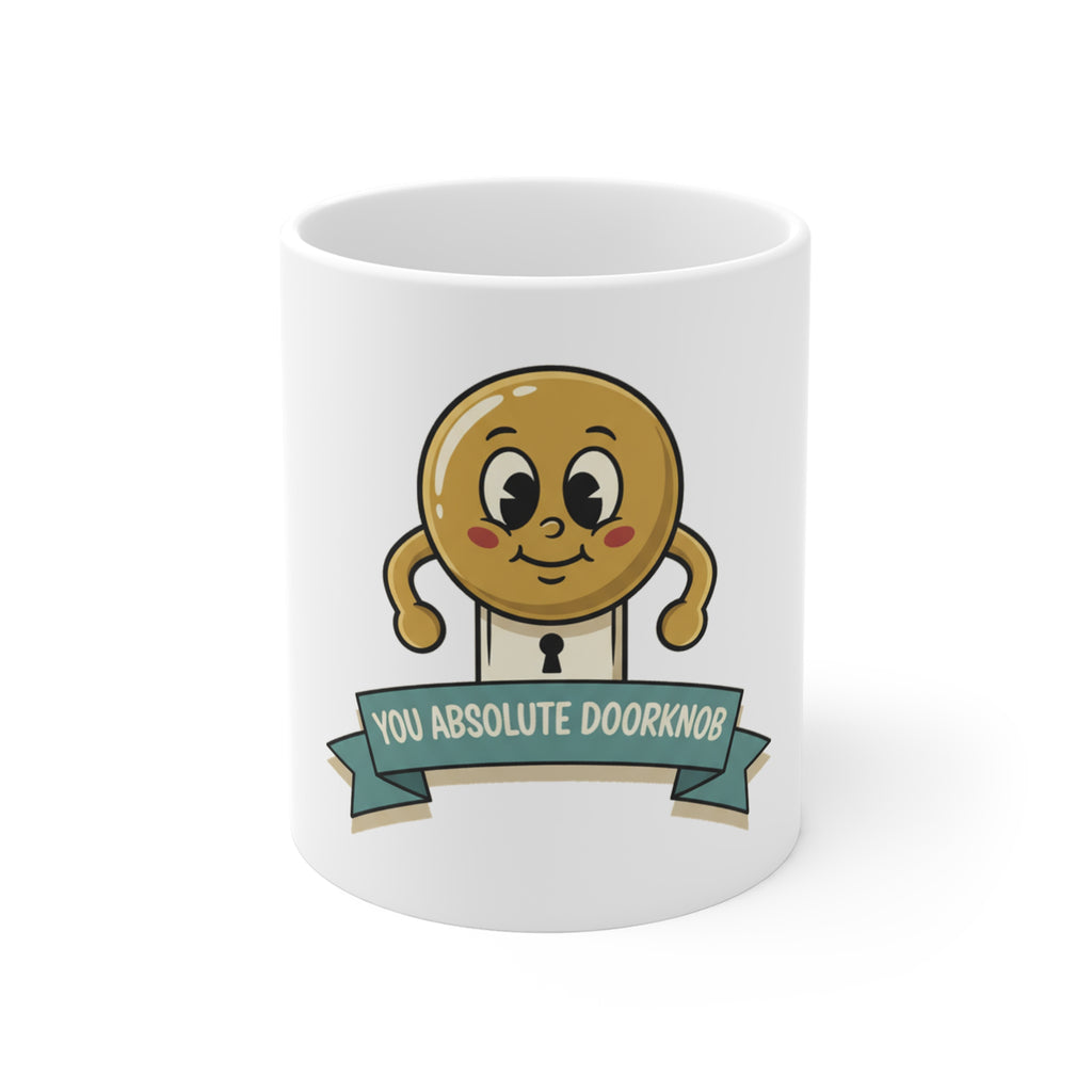 British Insults 11oz Mug — Doorknob